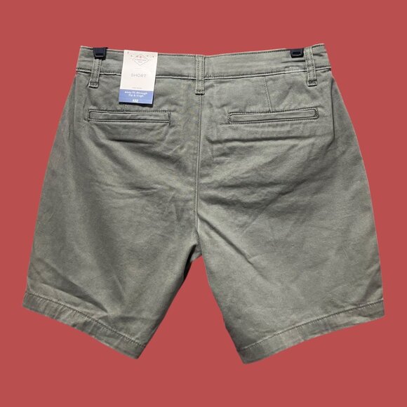 St. John's Bay - Women's Mid-Rise Secretly Slender 7" Inseam Chino Short - 2 - Picture 2 of 12